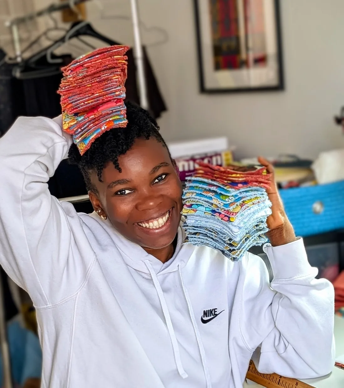 Caliste, couturière de l'atelier Caliste Couture à Castelnau-le-Lez